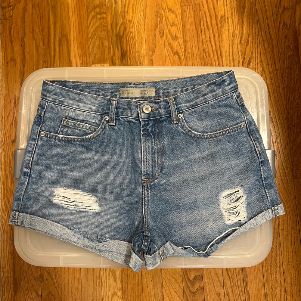 Topshop denim shorts